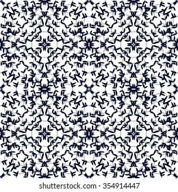 tribal abstract hand-drawn seamless pattern