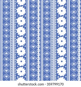 tribal abstract hand-drawn seamless pattern