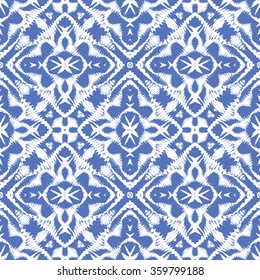 tribal abstract hand-drawn seamless pattern