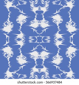tribal abstract hand-drawn seamless pattern