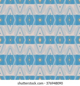 tribal abstract hand-drawn seamless pattern