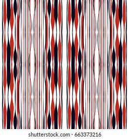 tribal abstract hand-drawn seamless pattern