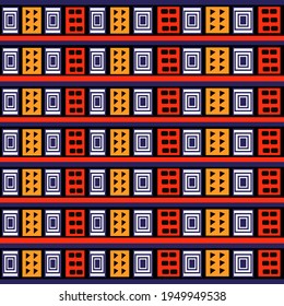 Tribal abstract pattern. Vector illustration