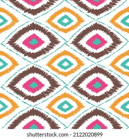 Tribal Abstract seamless pattern Print
