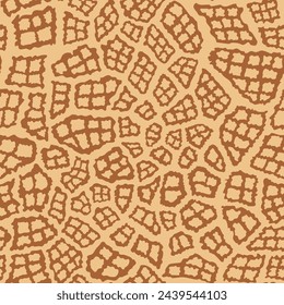 Tribal abstract spots seamless pattern