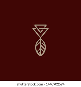 tribal accessories in the form of earrings