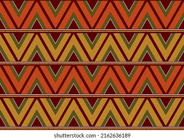 Tribal africa abstract seamless pattern vibrant colors, textile art, hand-draw line image and background, fashion artwork for Fabric print, clothes, scarf, shawl, carpet, kerchief, handkerchief