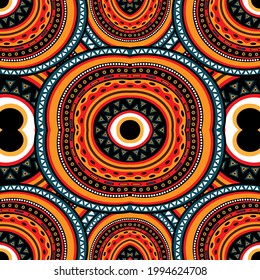 Tribal African Geometric ethnic pattern seamless silk design color oriental seamless patterns using for fabric curtain carpet wallpaper garments clothing paper wrapping Batik fabrics decoration home