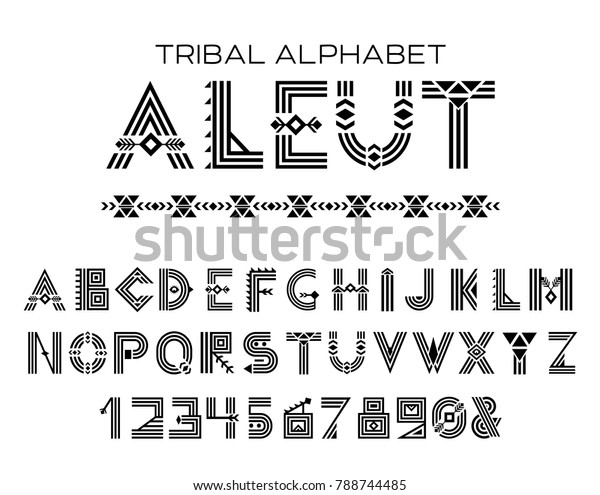 アルファベットの部族 アラスカ文化の習慣や伝統を持つ伝統的な民族的