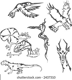 tribal animals mix