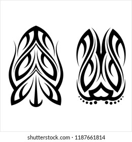 Tribal Armband Tattoo Design Vector Art Illustration