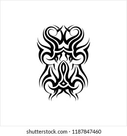 Tribal Armband Tattoo Design Vector Art Illustration