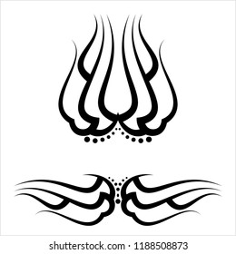 Tribal Armband Tattoo Design Vector Art Illustration