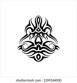 Tribal Armband Tattoo Design Vector Art Illustration