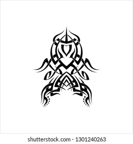 Tribal Armband Tattoo Design Vector Art Illustration