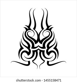 Tribal Armband Tattoo Design Vector Art Illustration