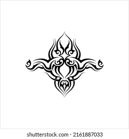 Tribal Armband Tattoo Design Vector Art Illustration