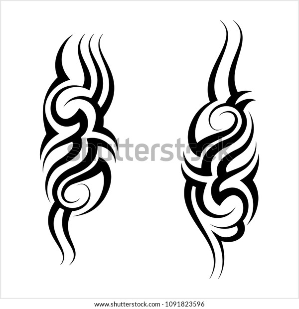 Tribal Armband Tattoo Design Vector Art Stock Vector Royalty Free