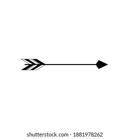 Tribal arrow icon design template vector isolated