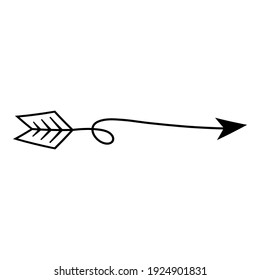 Tribal arrow icon design template vector isolated