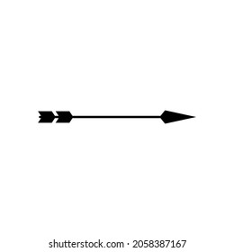 Tribal arrow icon design template illustration vector isolated