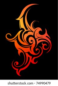 Tribal art abstraction