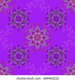 Tribal art boho print, vintage flower background. Background texture, wallpaper, floral theme in colors. Abstract ethnic vector seamless pattern.