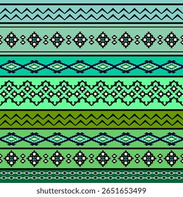 Tribal art boho seamless pattern. Ethnic geometric print. Colorful repeating background texture. Fabric, cloth design, wallpaper