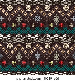 Arte tribal de diseño transparente. Impresión geométrica étnica. Colorida textura de fondo repetida. Tela, diseño de tela, papel pintado, envoltura