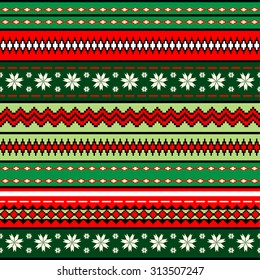 Tribal art boho seamless pattern. Ethnic geometric print. Colorful repeating background texture. Fabric, cloth design, wallpaper