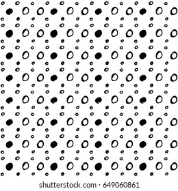 Tribal art boho seamless pattern. Ethnic geometric print. Aztec repeating background texture in black and white.