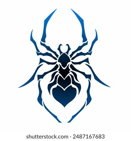 tribal art design abstract spider graphic vector illustration