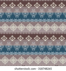 Tribal art ethnic seamless pattern. Boho print. Ethno ornament. Cloth design, wallpaper, wrapping