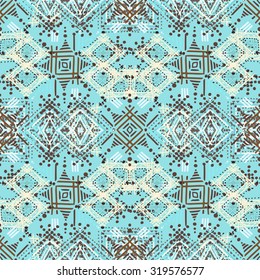 Tribal art ethnic seamless pattern. Boho print. Ethno ornament. Cloth design, wallpaper, wrapping