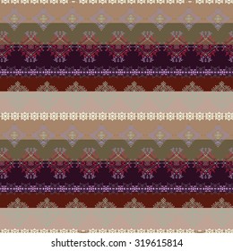 Tribal art ethnic seamless pattern. Boho print. Ethno ornament. Cloth design, wallpaper, wrapping