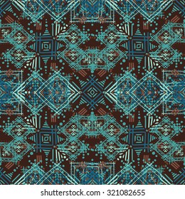 Tribal art ethnic seamless pattern. Boho print. Ethno ornament. Cloth design, wallpaper, wrapping