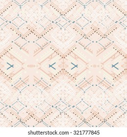 Tribal art ethnic seamless pattern. Boho print. Ethno ornament. Cloth design, wallpaper, wrapping