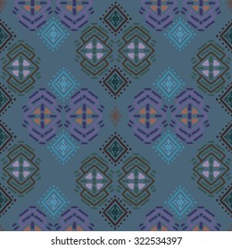 Tribal art ethnic seamless pattern. Boho print. Ethno ornament. Cloth design, wallpaper, wrapping