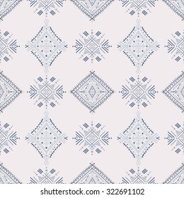 Tribal art ethnic seamless pattern. Boho print. Ethno ornament. Cloth design, wallpaper, wrapping
