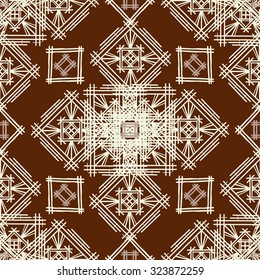 Tribal art ethnic seamless pattern. Boho print. Ethno ornament. Cloth design, wallpaper, wrapping