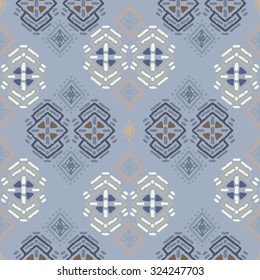 Tribal art ethnic seamless pattern. Boho print. Ethno ornament. Cloth design, wallpaper, wrapping