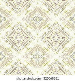 Tribal art ethnic seamless pattern. Boho print. Ethno ornament. Cloth design, wallpaper, wrapping