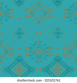 Tribal art ethnic seamless pattern. Boho print. Ethno ornament. Cloth design, wallpaper, wrapping