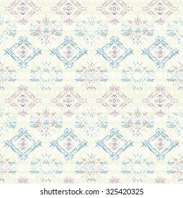 Tribal art ethnic seamless pattern. Boho print. Ethno ornament. Cloth design, wallpaper, wrapping