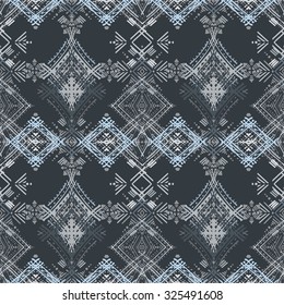 Tribal art ethnic seamless pattern. Boho print. Ethno ornament. Cloth design, wallpaper, wrapping