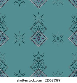 Tribal art ethnic seamless pattern. Boho print. Ethno ornament. Cloth design, wallpaper, wrapping