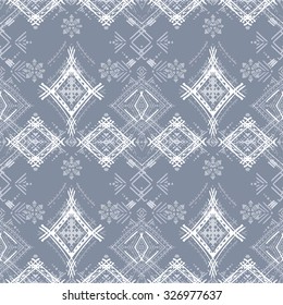 Tribal art ethnic seamless pattern. Boho print. Ethno ornament. Cloth design, wallpaper, wrapping