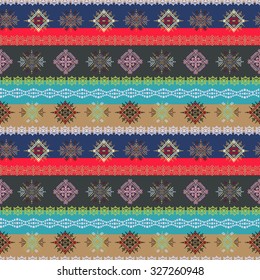 Tribal art ethnic seamless pattern. Boho print. Ethno ornament. Cloth design, wallpaper, wrapping