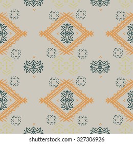Tribal art ethnic seamless pattern. Boho print. Ethno ornament. Cloth design, wallpaper, wrapping
