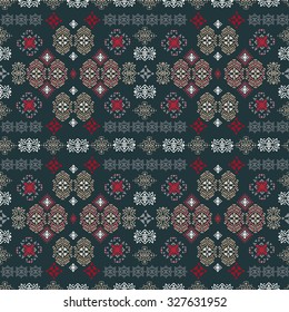 Tribal art ethnic seamless pattern. Boho background texture. Ethno ornament. Cloth design, wallpaper, wrapping